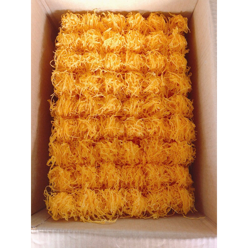 ฝอยทองกรอบ (200ชิ้น) - ขนมไทยแท้สูตรดั้งเดิมจากเพชรบุรี ราคา ฿260